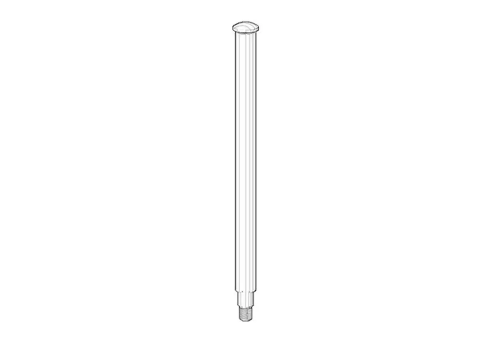 DORNBRACHT Bürstengriff für Toilettenbürstengarnitur ERSATZTEILE 90282253820 D. 22 x 323 mm Chrom, 90282253820-00 Galeriebild 1
